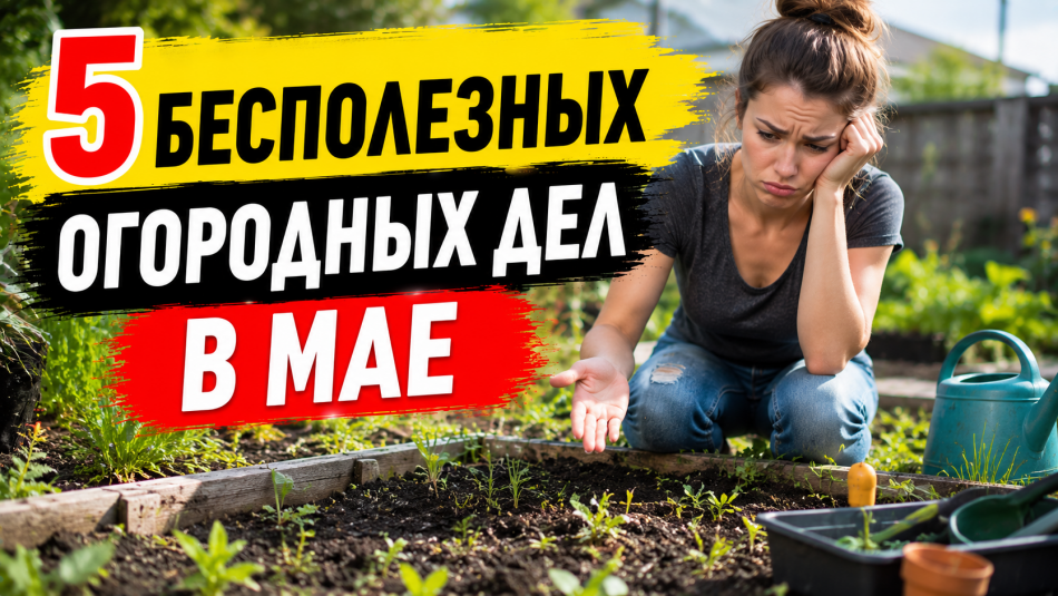 Пять дачных привычек, которые не работают: что не стоит делать в мае